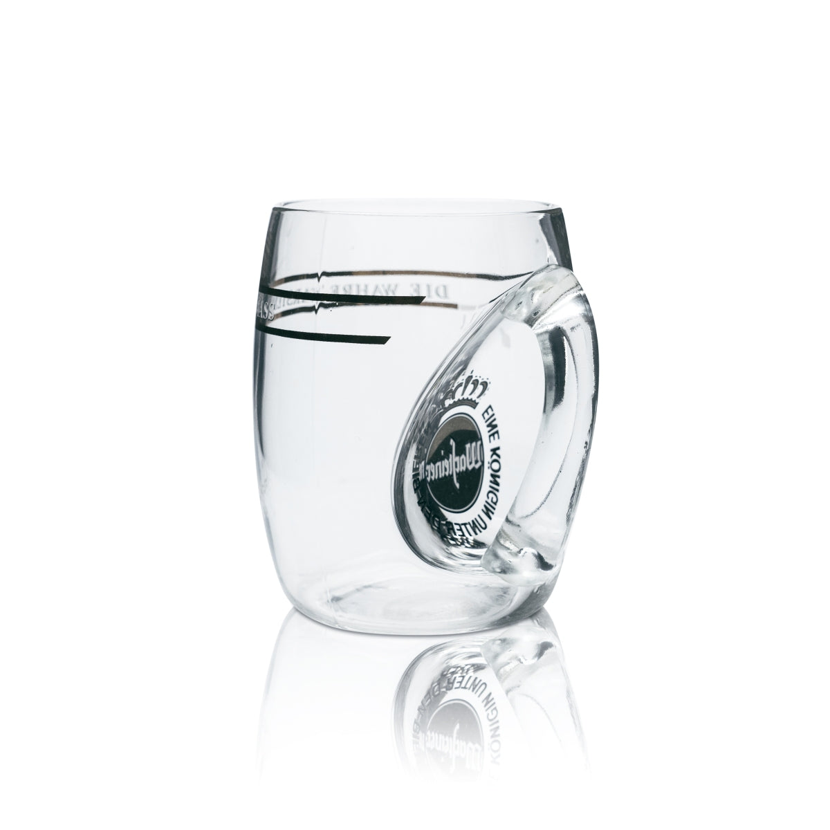 Warsteiner Bierkrug Glas 1l XL Humpen Seidel Sonderedition Gläser Wahre Freunde – Ansicht 3