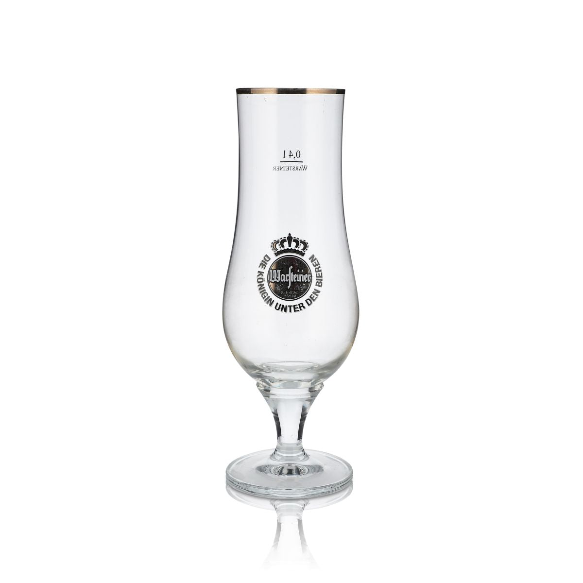 Warsteiner Glas Bier Gläser Biergläser Exclusive Pokal, bauchig Bierglas 0,4l