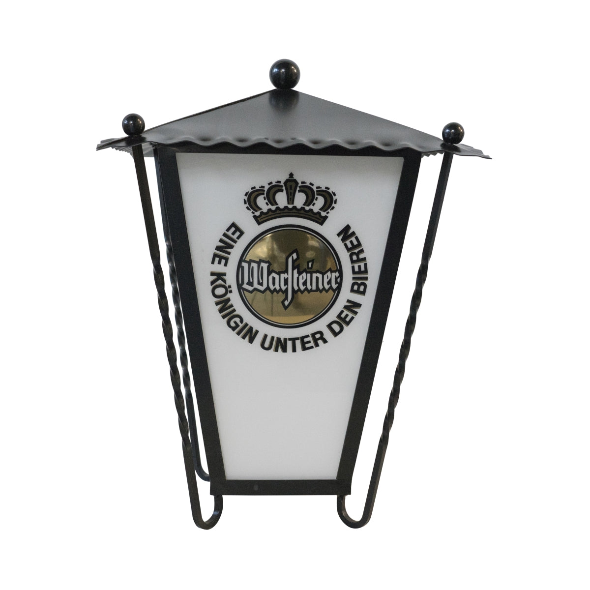 Warsteiner Laterne Leuchte Lampe Gußeisen Outdoor Gastro Bar Biergarten Wirt – Ansicht 2