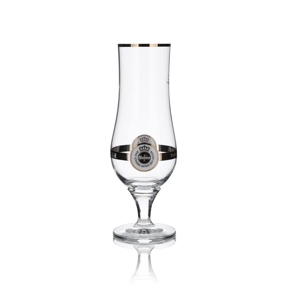 Warsteiner Pilstulpe Bierglas 0,4l Pokalglas Goldrand Kugelglas Brauerei Gastro