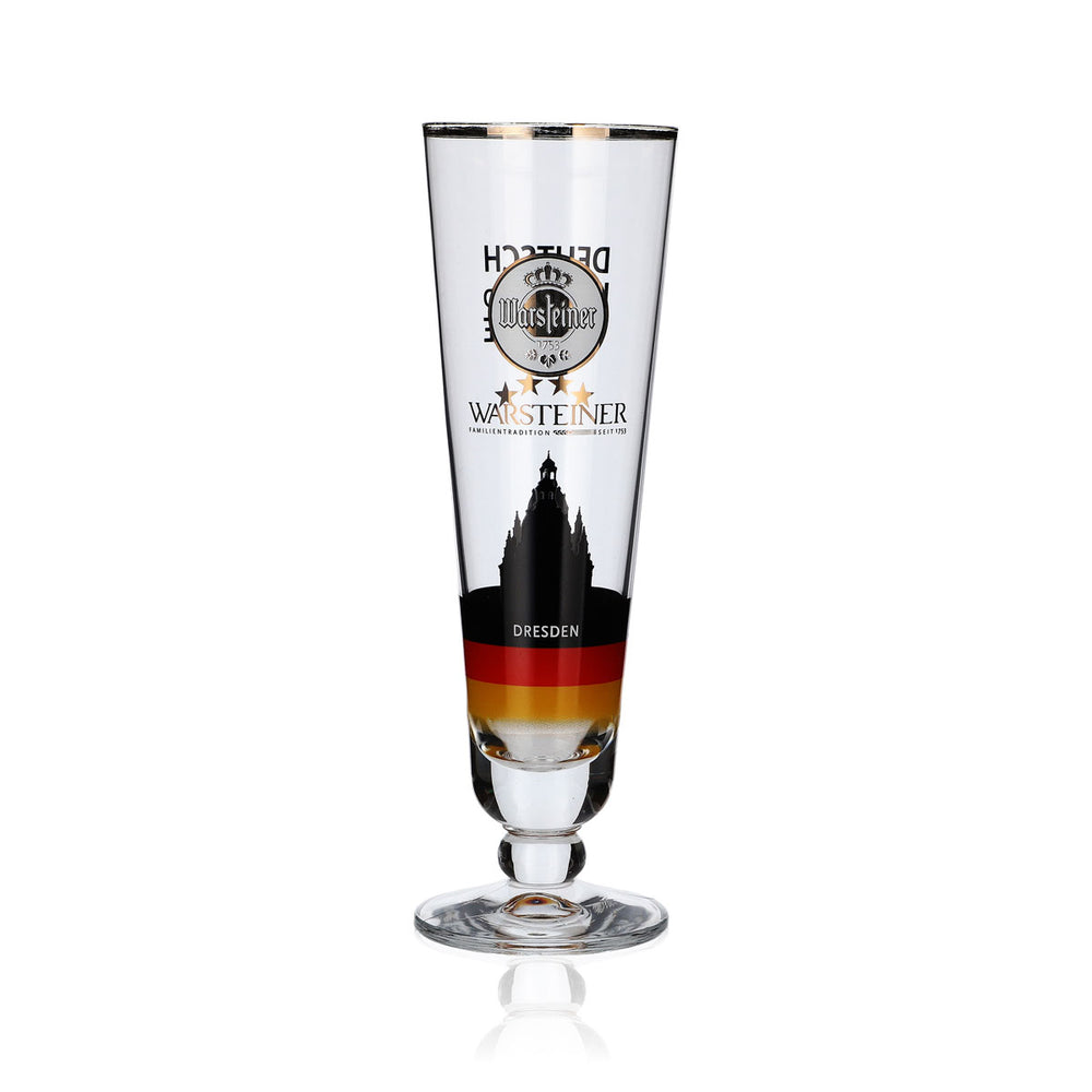 Warsteiner Sammler Glas 0,2l Pokal Dresden Deutschland Fußball Sonderedition