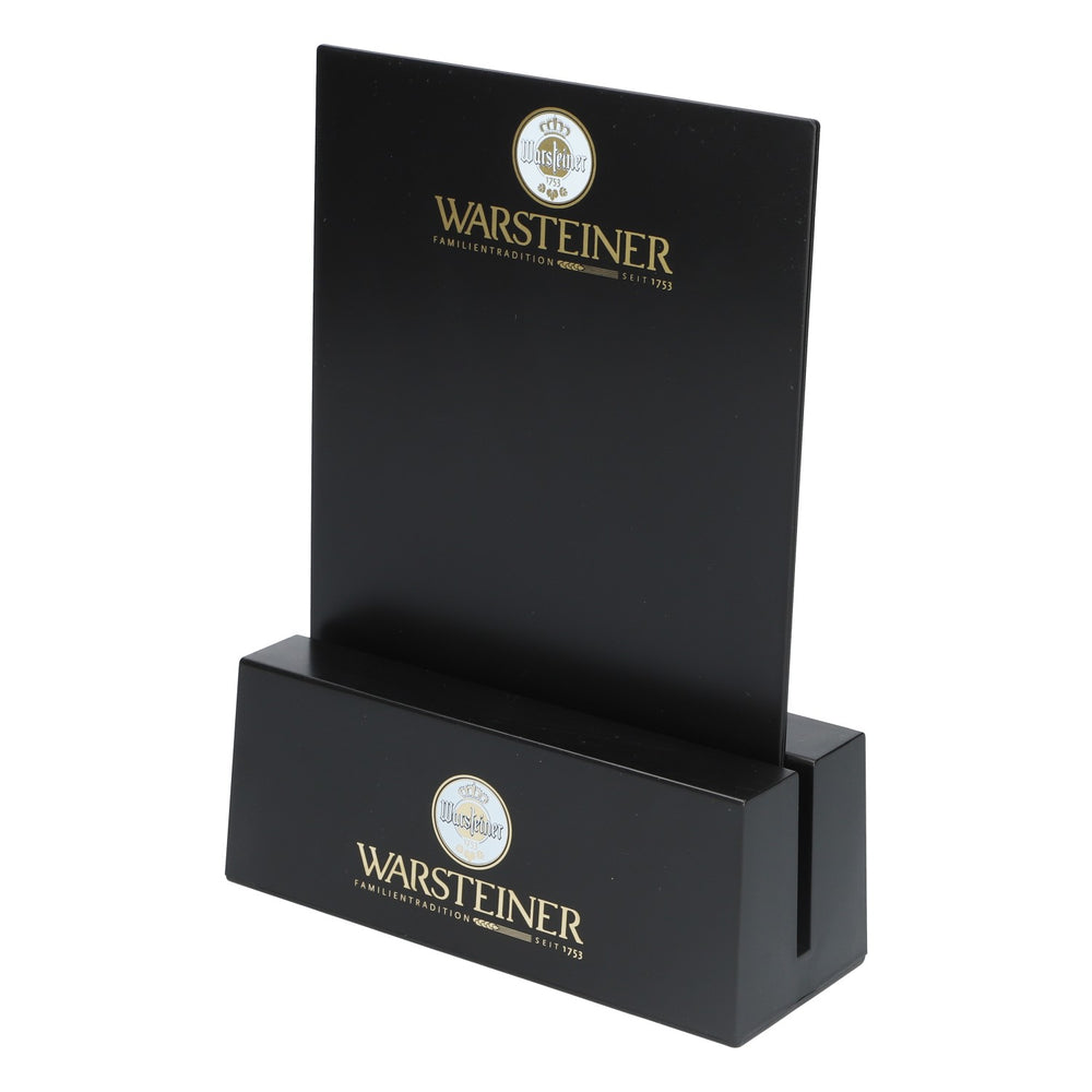 Warsteiner Tischaufsteller Speisekartenhalter Kreidetafel Kartenhalter Gadstro