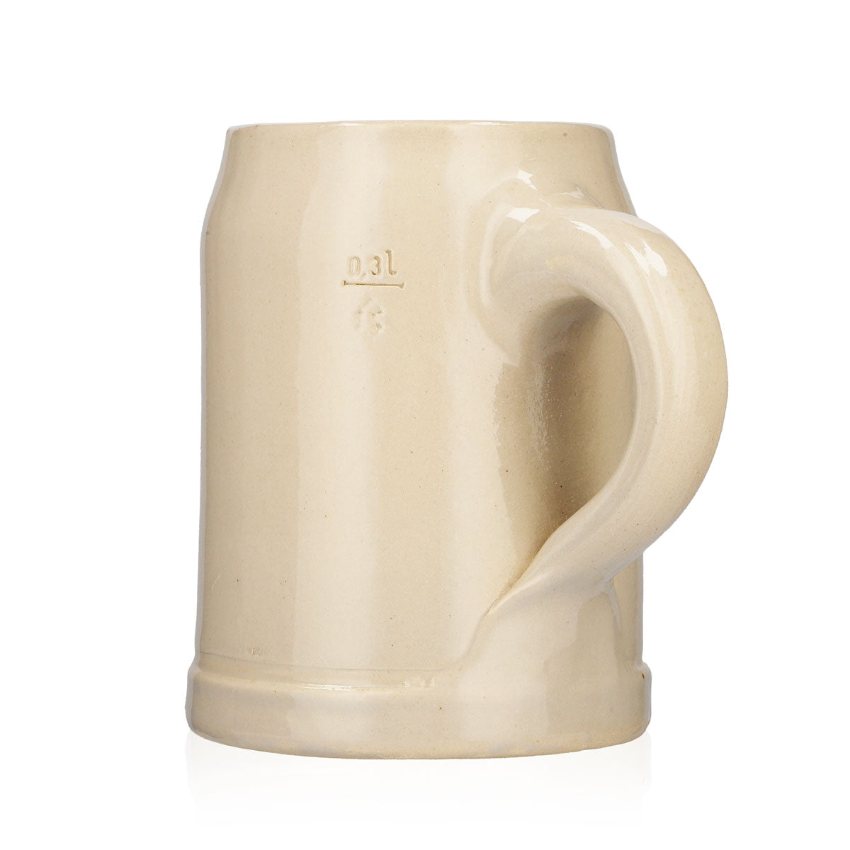Weltenburger Kloster Glas 0,3l Tonkrug Steingut Bier Humpen Seidel Brauerei – Ansicht 4