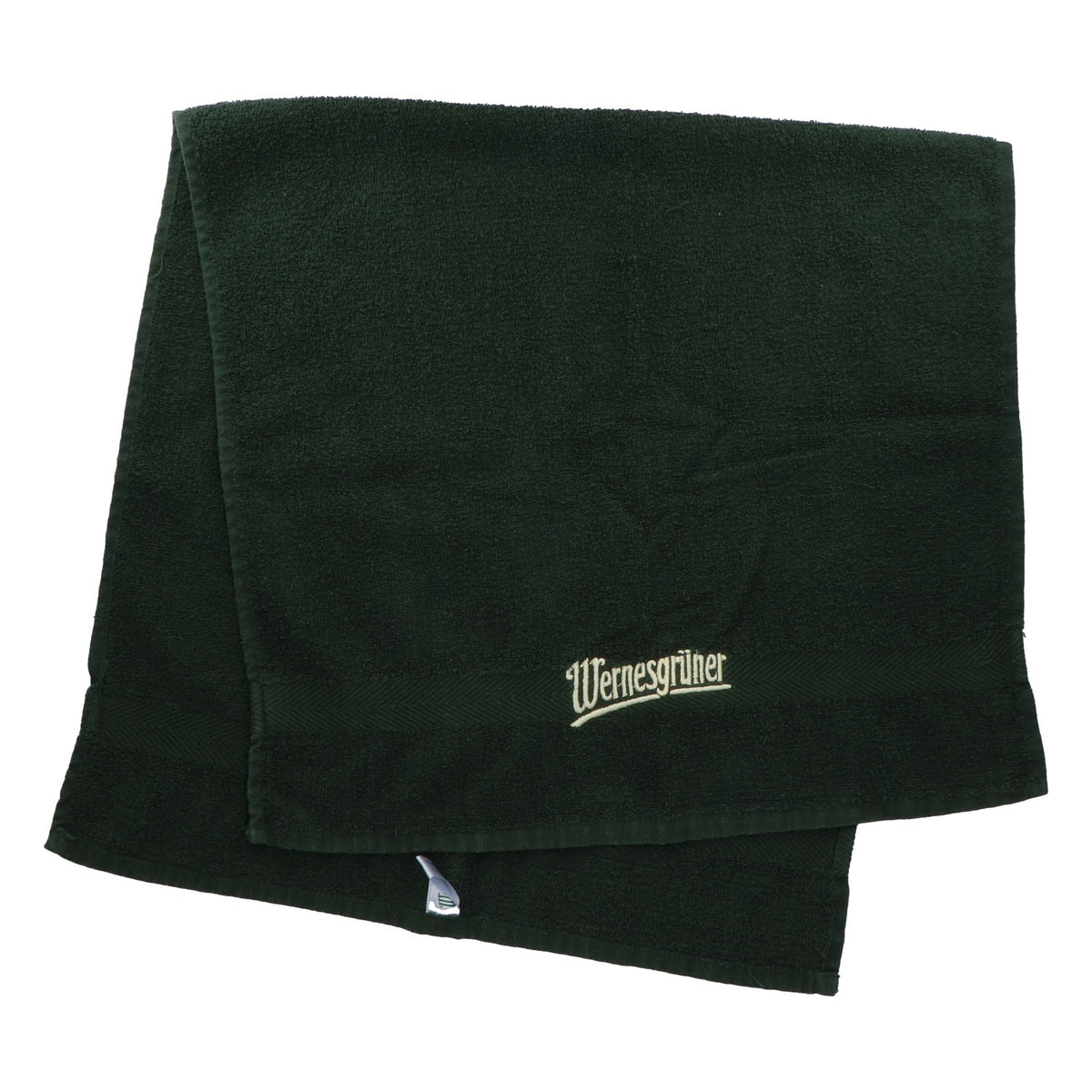 Wernesgrüner Bier Handtuch Bartowel Barhandtuch grün 92x48 mit Logo