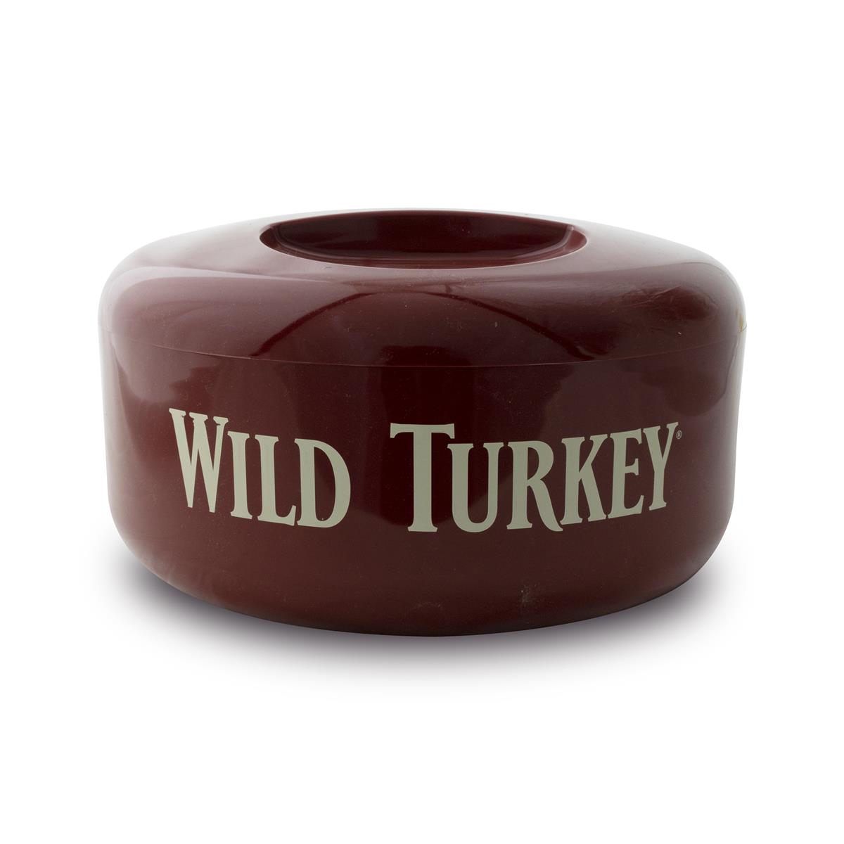 Wild Turkey Whisky Flaschenkühler Eiswürfelbehälter Acryl rot flach 5l