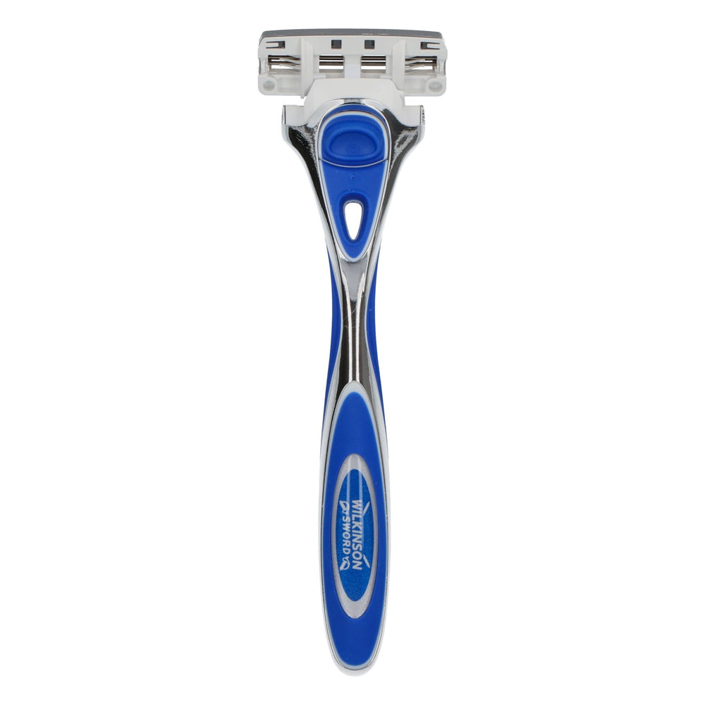 Wilkinson Sword Hydro 3 Rasierer mit 3 UltraGlide Klingen blau Komfortrasur
