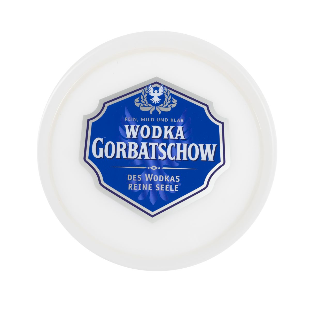 Wodka Gorbatschow Tablett Ø37cm Antirutsch Servierhilfe für Getränke & Speisen