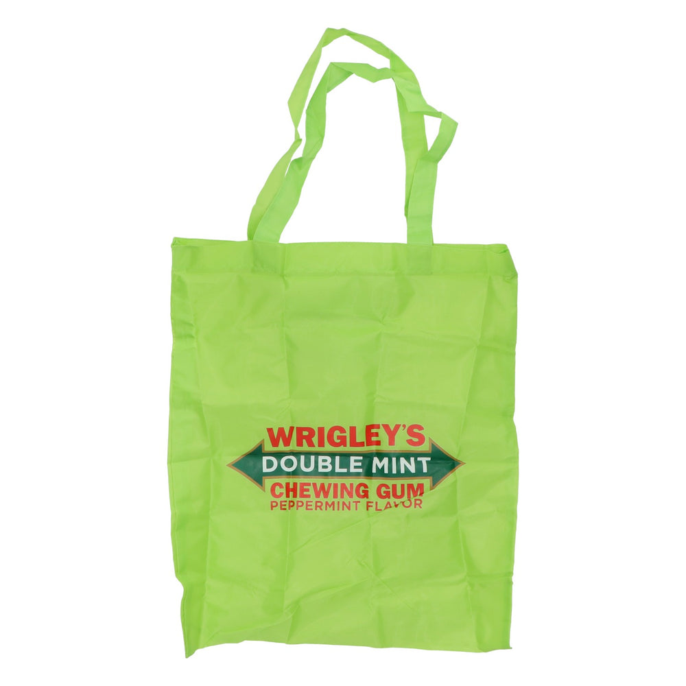 Wrigleys Kaugummi Einkaufstasche Beutel Tasche Jutebeutel grün