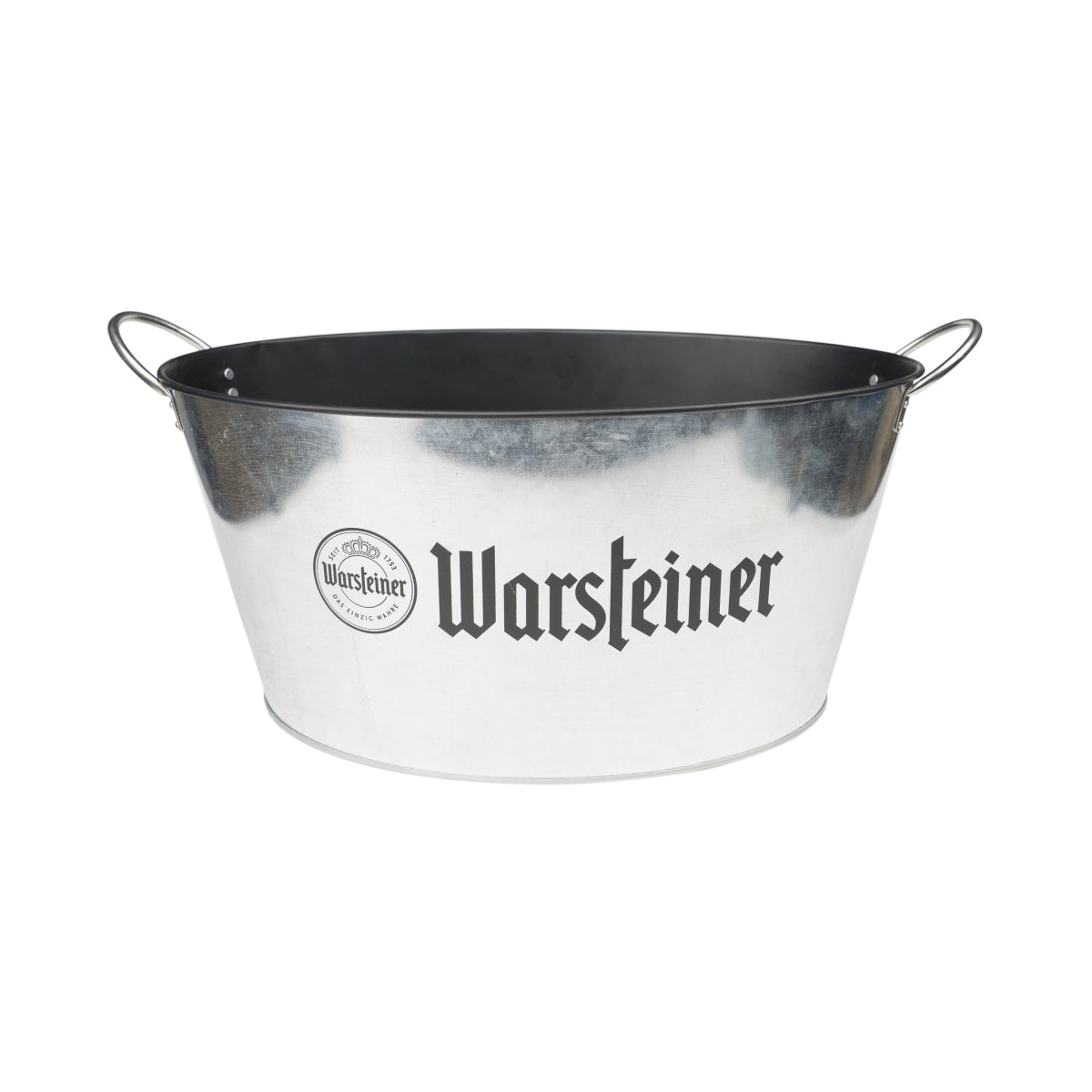 XXL Warsteiner Bier Eiseimer Kühler Metall Eisbox Flaschen Eiswürfel Behälter