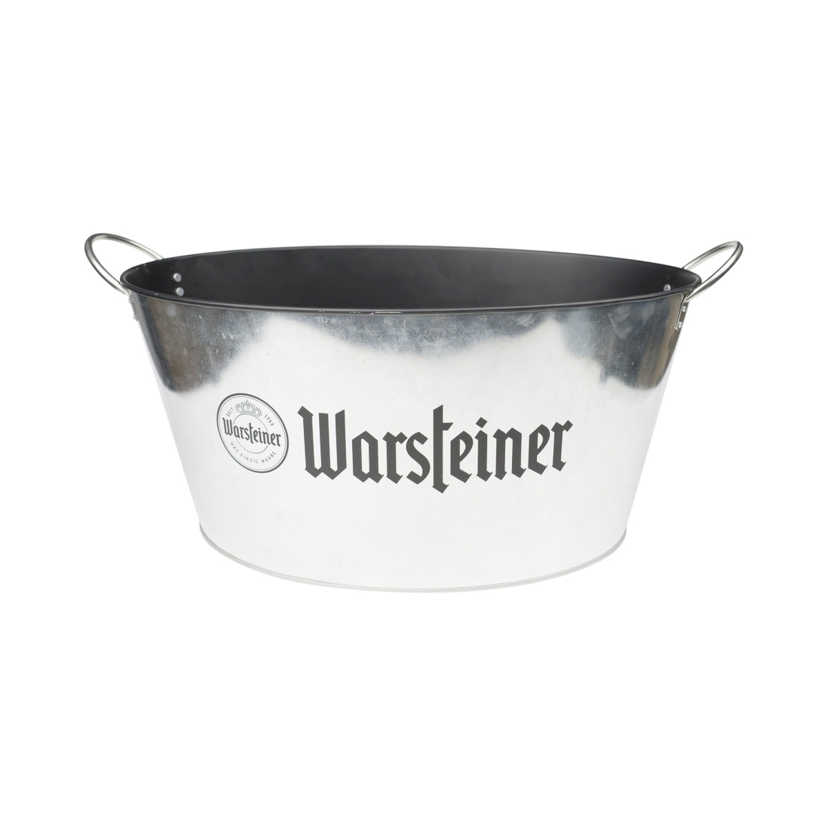 XXL Warsteiner Bier Eiseimer Kühler Metall Eisbox Flaschen Eiswürfel Behälter – Ansicht 3
