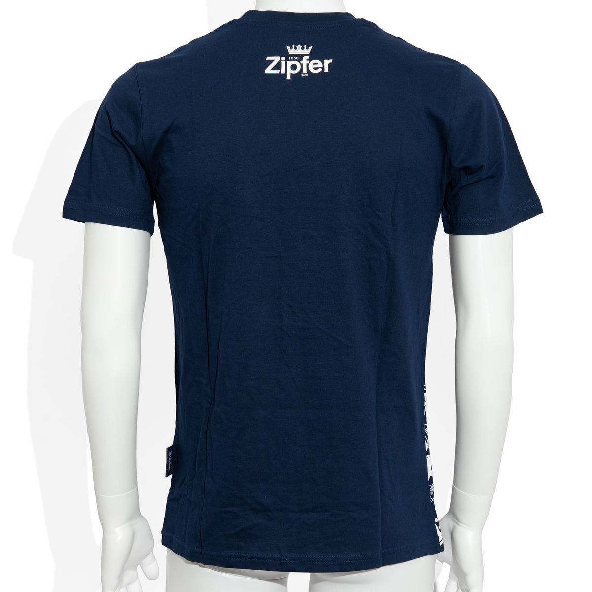 Zipfer Bier Glas Gr,M Herren blau Baumwolle T-Shirt Gr.M – Ansicht 3