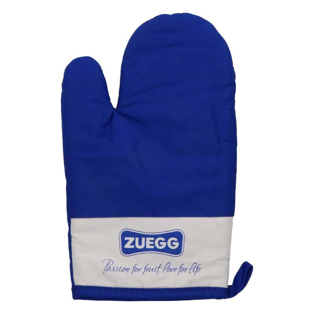 Zuegg Marmelade Ofenhandschuhe Backhandschuh "Passion for fruit" blau