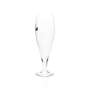 6x Kronen Glas 0,4l Bier Pokal Kelch Tulpe Cup Gläser Gastro Bar Kneipe Dortmund
