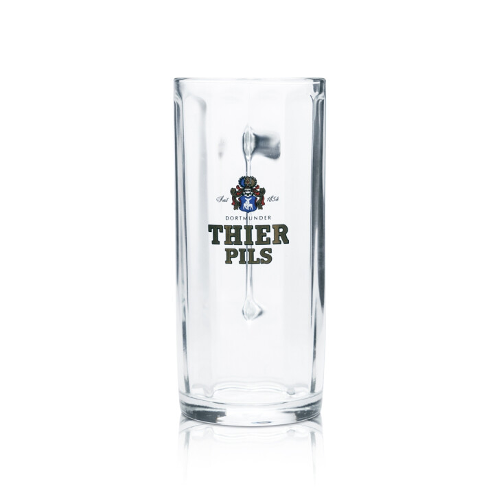 6x Thier Bier Glas 0,4l Krug Humpen Seidel Gläser Gastro Brauerei Pils Dortmund