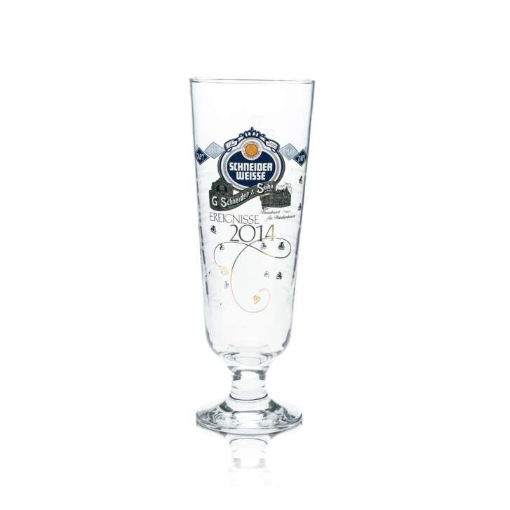 Schneider Weisse Bier Glas 0,5l Pokal Kelch Tulpe Gläser Ereignisse 2014 Edition