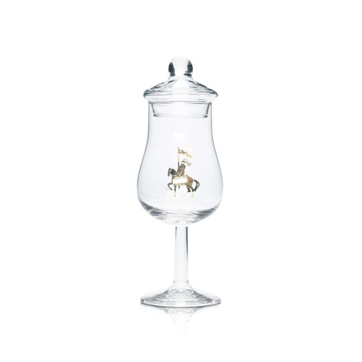 Bernard Massard Glas 4cl Nosing Tastin Wein Grappa Gläser Glasdeckel Luxembourg
