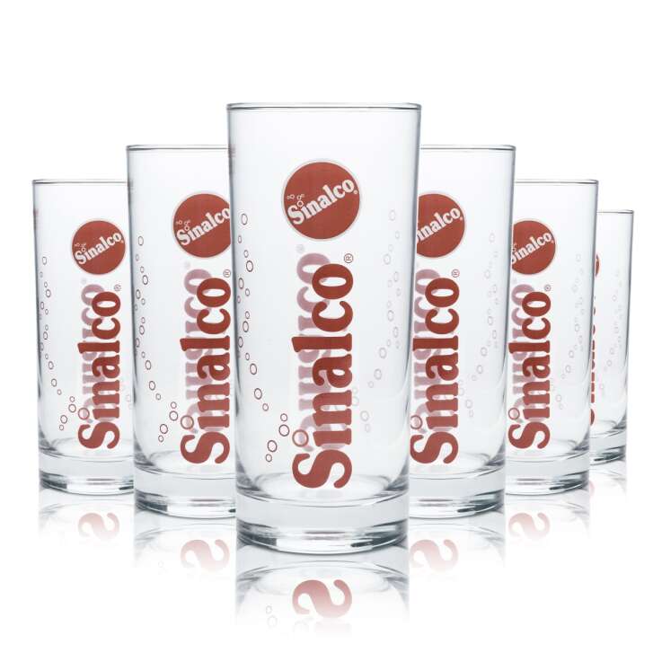 12x Sinalco Glas 0,5l Becher Softdrink Limo Cola Mix Zero Gläser Gastro Kneipe