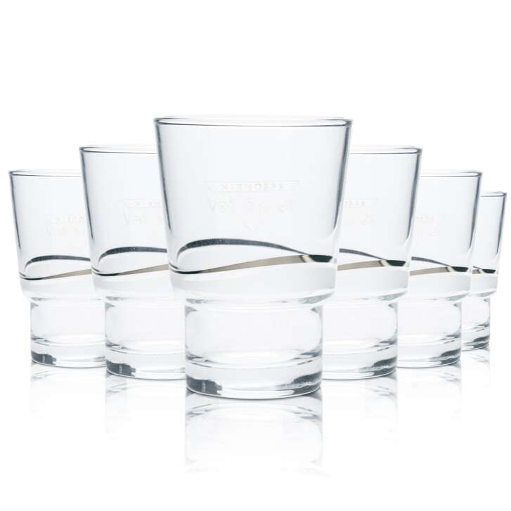 6x Vaihinger Glas 0,15l Becher Tumbler Stapelbar Mineralwasser Saft Gläser Gastr