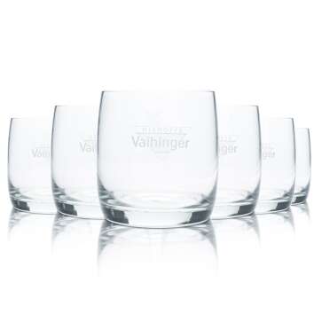 6x Vaihinger Glas 0,3l Becher Tumbler Mineral Wasser Saft...