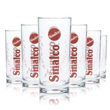 12x Sinalco Glas 0,4l Becher Softdrink Limo Cola Mix Zero...