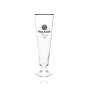 6x Paulaner Bier Glas 0,4l Pokal Tulpe Goldrand Gläser Pils Gastro Brauerei Bar