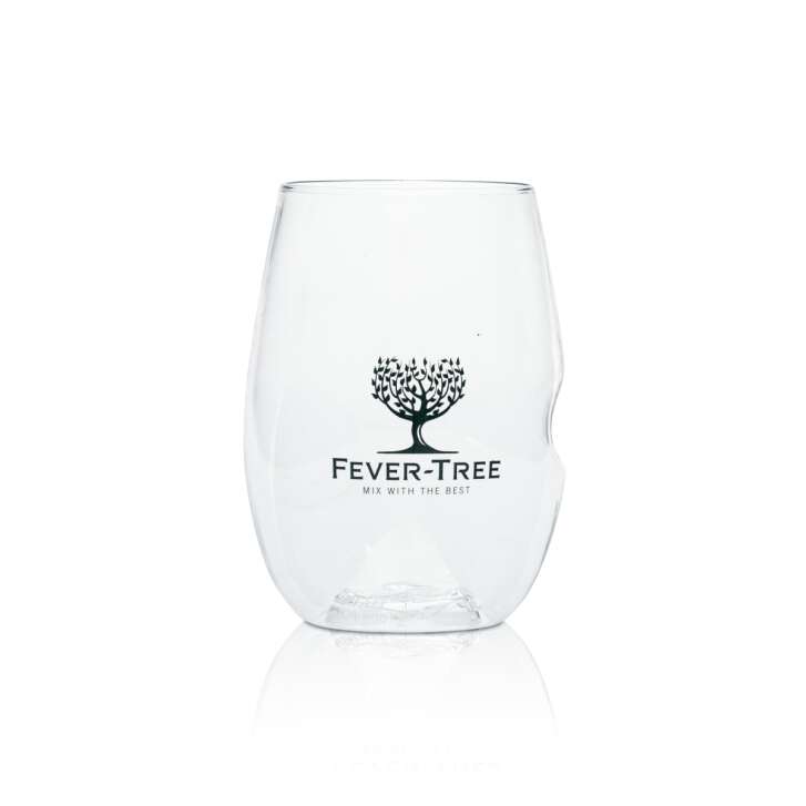 6x Fever Tree Mehrweg-Becher Hartplastik Gin 0,3l Tumbler Longdrink Gläser Glas