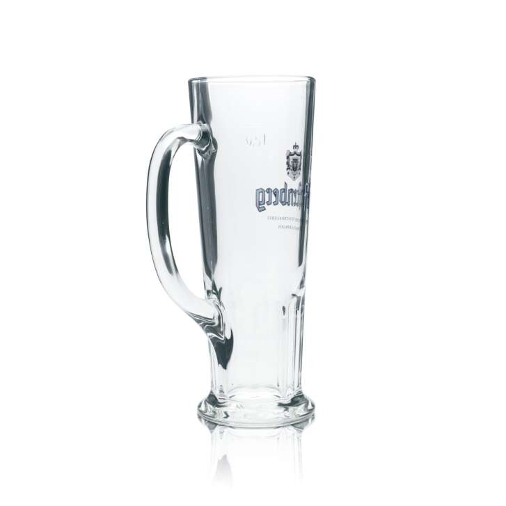 6x Fürstenberg Bier Glas 0,5l Krug Humpen Seidel Kontur Gläser Pils Gastro Bar