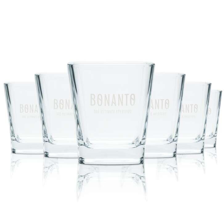6x Bonanto Glas 0,2l Tumbler Gläser Aperitif Aperitivo Weiß Wein Gläser Gastro