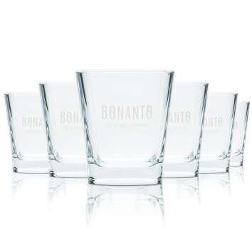 6x Bonanto Glas 0,2l Tumbler Gläser Aperitif...