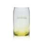 6x Absolut Vodka Glas 0,25l Becher GELB Sensations Longdrink Gläser Gastro Eiche