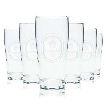 6x Krombacher Bier Glas 0,3l Becher Stange Gläser...