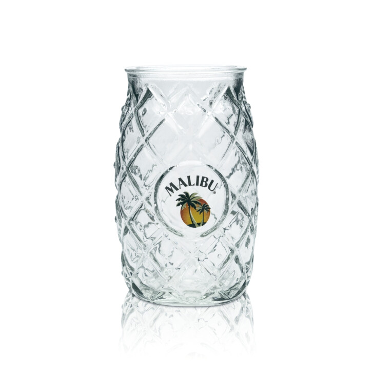 Malibu Likör Glas Ananas 0,4l Longdrink Cocktail Becher Gläser Gastro Aperitif