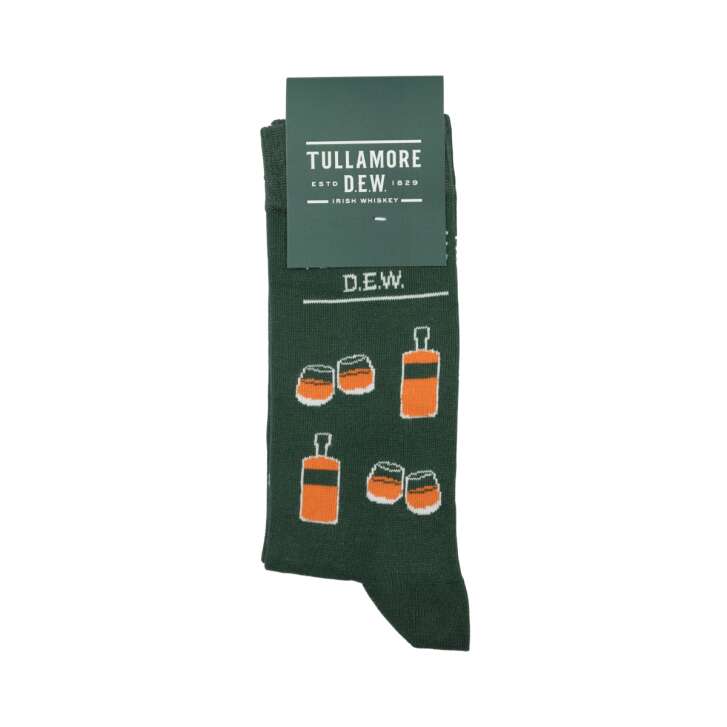 Tullamore Dew Socken Socks Strümpfe Bestickung Unisex Gr. 42-46 Crew Kuschel