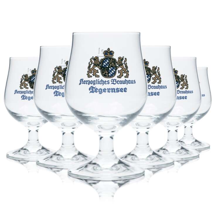 6x HB Tegernsee Glas 0,2l Tulpe Schwenker Pokal Gläser Geeicht Gastro Brauhaus
