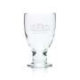 6x Pölz Glas 0,1l Saft Flöte Pokal Gläser Geeicht Gastro Bayern Apfel Birne Bar