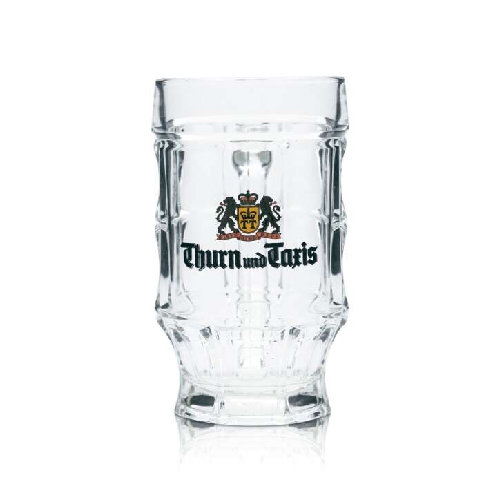 Thurn & Taxis Bierkrug Glas 0,4l Kontur Humpen Seidel Gläser Geeicht Gastro Bräu