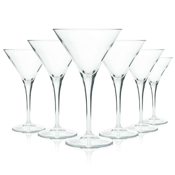 6x Grey Goose Glas 0,2l Longdrink Cocktail Martini Schale Gläser Gastro Kneipe