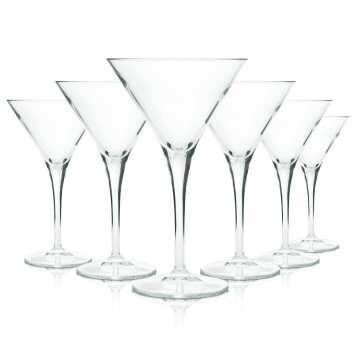 6x Grey Goose Glas 0,2l Longdrink Cocktail Martini Schale...