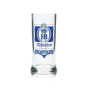 HB München Glas 0,5l Bier Krug Humpen Seidel...