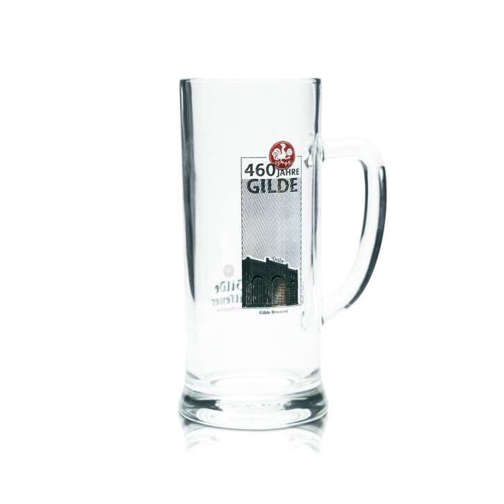 Gilden Pilsener Glas 0,3l Bier Krug 460 Jahre "Gilde Brauerei" Sammler Edition