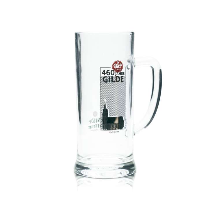 Gilden Pilsener Glas 0,3l Bier Krug 460 Jahre "Marktkirche" Sammler Edition
