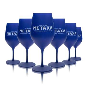 6x Metaxa Stielglas 0,5l Wein Ballon Kelch Gläser...