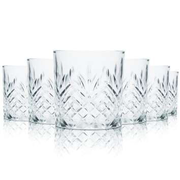 6x Cardhu Glas 0,2l Kontur Relief Whisky Tumbler...