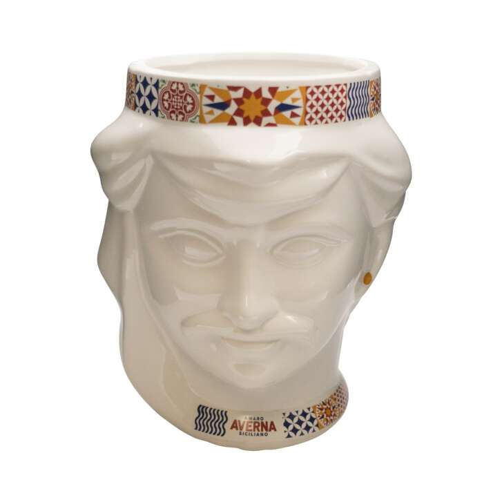 Averna Vase Keramik-Köpfe "Teste di Moro" Männlich Deko Blumentopf Büste Wohnen