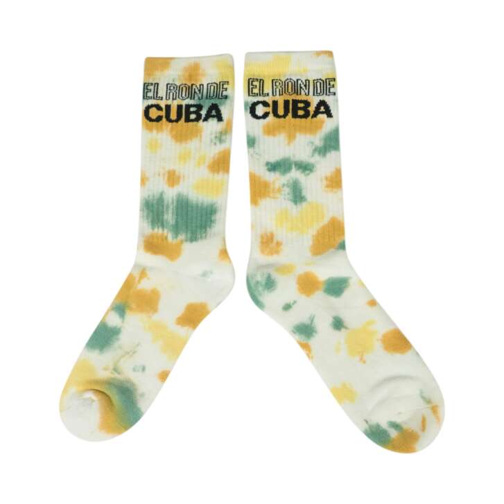 Havana Club Socken Gr. 38-45 (EU) Unisex Batik-Muster Crewcut Lang Elastisch