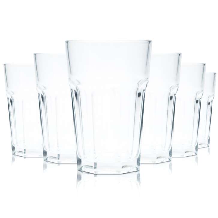 12x Pasabahce Glas 0,3l Longdrink Cocktail Gläser Kontur OHNE BRANDING Aperitif