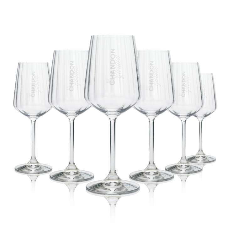 6x Chandon Garden Spritz Glas 0,4l Aperitif Wein Gläser Spiegelau Relief Gastro