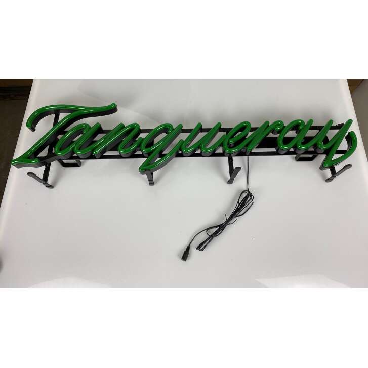 1x Tanqueray Gin Leuchtreklame Neon Schrift grün lang