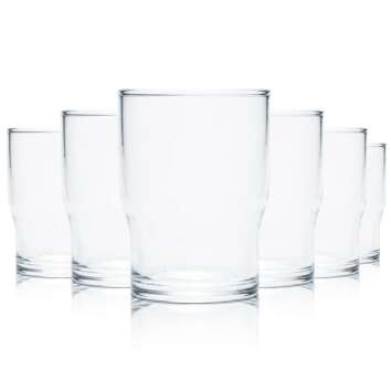 6x Arcoroc Glas 0,18l Becher Tumbler Gläser Geeicht...