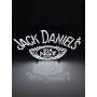 1x Jack Daniels Whiskey Leuchtreklame Neon Schrift weiß